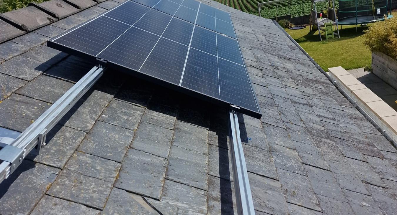 Solar PV installation in Carnoustie