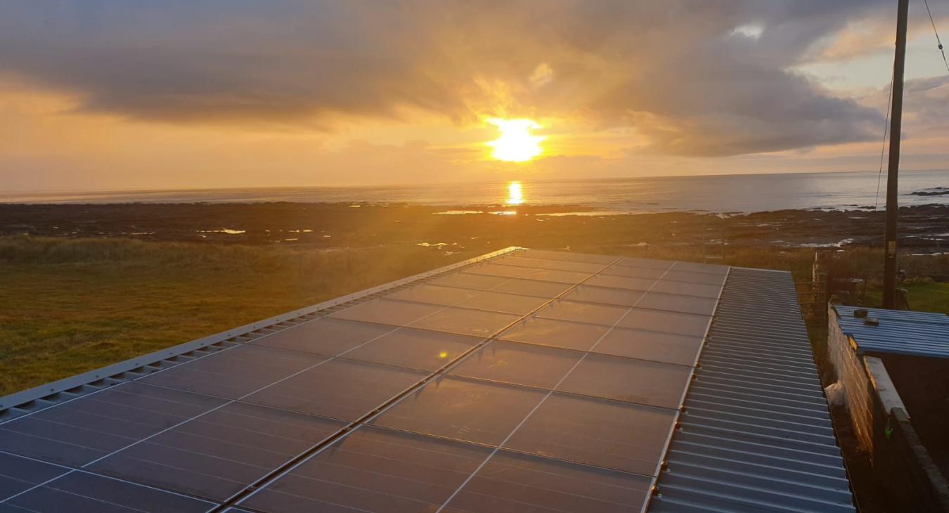 Solar panels installed by REPSY in Carnoustie