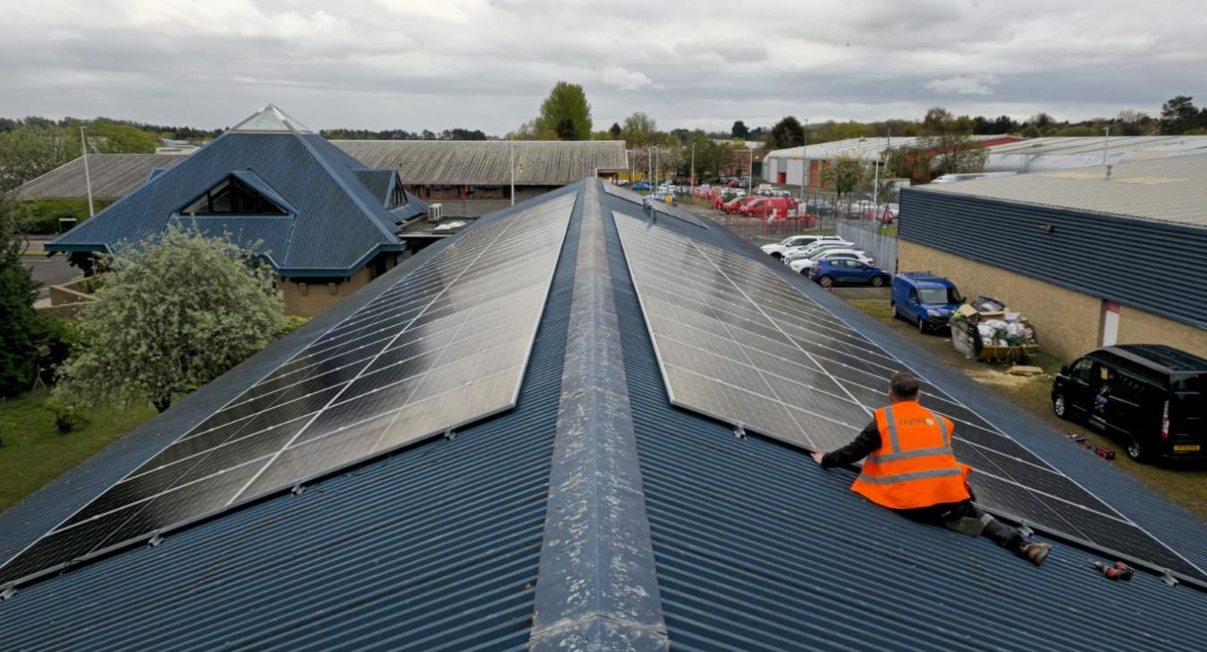 Commercial Solar Panel Installation